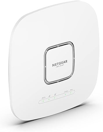 【Amazon.co.jp 限定】【正規品】 ネットギア NETGEAR 無線LAN アクセスポイント WiFi 6 (4804 + 574Mbps)本体 4年クラウド管理サブスクと相談窓口サポート付属 法人向け マルチギガ PoE+受電 メーカー5年保証 Insight アプリ&クラウド WAX628