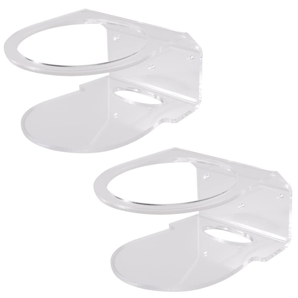 BECEMURU 壁掛けホルダー TP-Link Deco X55/X20/X25/X50/XE75/X60/X68/W3600 用 壁掛けマウント メッシュWi-Fi LAN ルーター スタンド シンプル アクリル素材 透明 (1個セット)