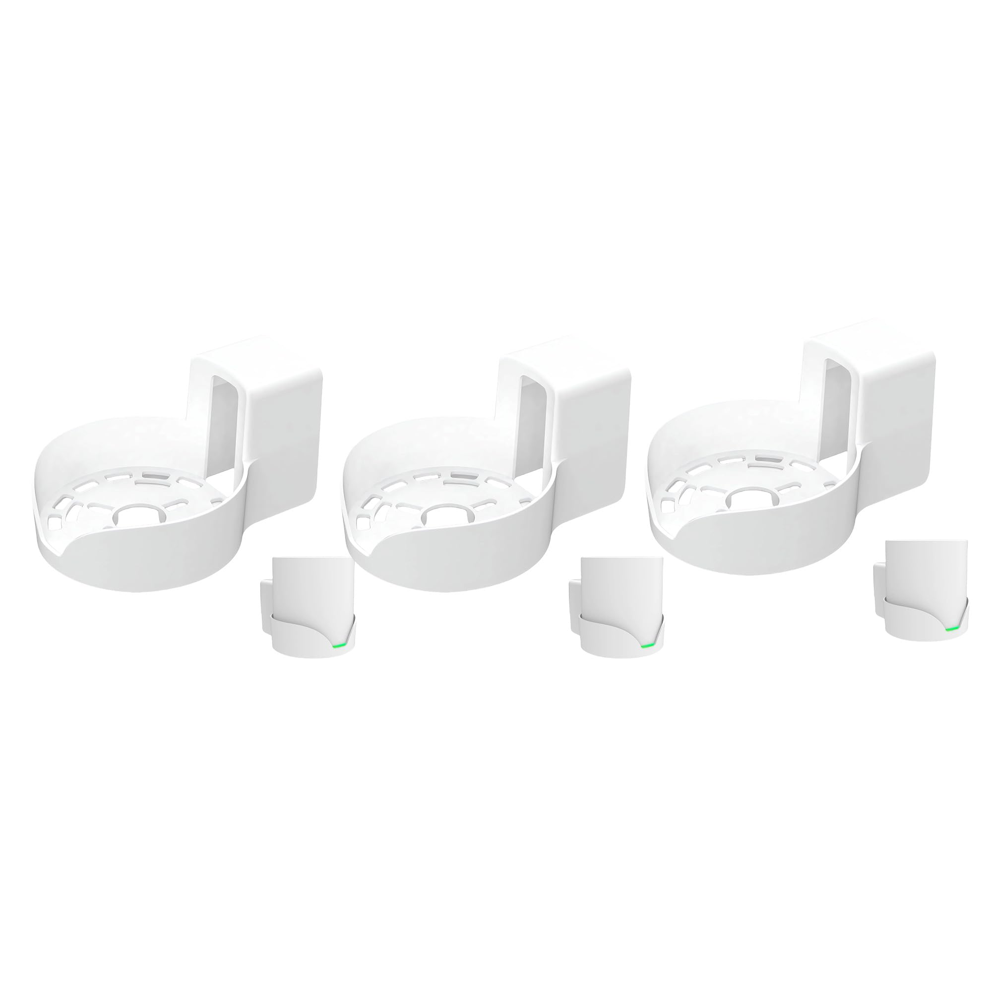 Bangcheer Wall Mount for TP-Link Deco X10/X20/X50/X55/X60 | WiFi 6 Router Bracket w/Cable Organizer | Sturdy & Space Saving Mesh System Holder (3Pack,White)